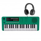 VISIONKEY-1 Mini Tastiera Portatile a 37 Tasti con Cuffie, Verde
