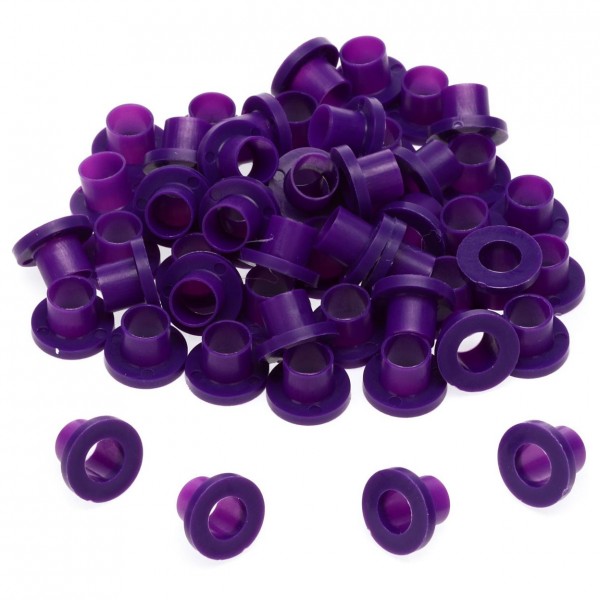 Danmar 100 Pack Nylon Tension Rod Washers, Purple