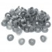 Paquete de 100 arandelas de nailon para varillas de tensión Danmar, Silver