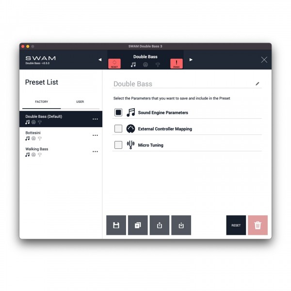 Double Bass v3 - Preset Manager
