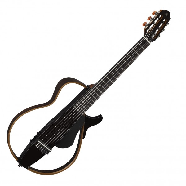 Yamaha SLG200N Nylon String Silent Guitar, Trans Black