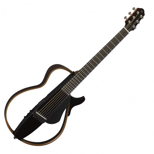 Yamaha SLG200S Steel String Silent Guitar, Trans Black