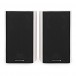 Wharfedale Diamond 9.1 Bookshelf Speakers (Pair), White Front View With Grilles