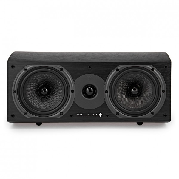 Wharfedale Diamond 9.CS Centre Speaker, Black Front View
