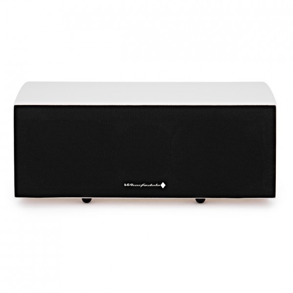 Wharfedale Diamond 9.CS Centre Speaker, White Front View With Grille