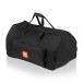 Gator Tote Bag with Wheels for JBL EON715 Speaker - angled