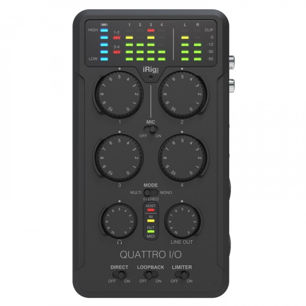 iRig Pro Quattro I/O - Top
