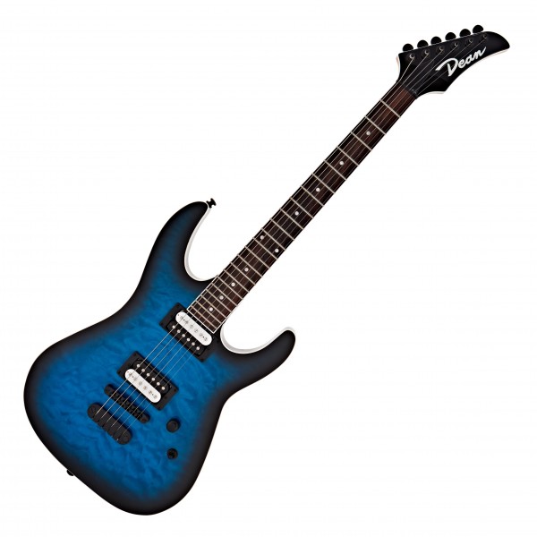 Dean MD X Quilt Maple, Trans Blueburst