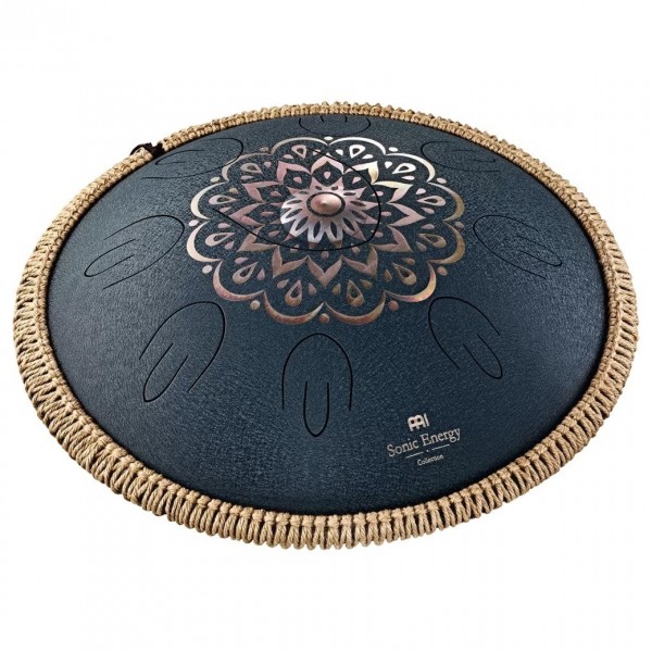 Meinl Sonic Energy Octave Steel Tongue Drum Engraved D Amara, Blue