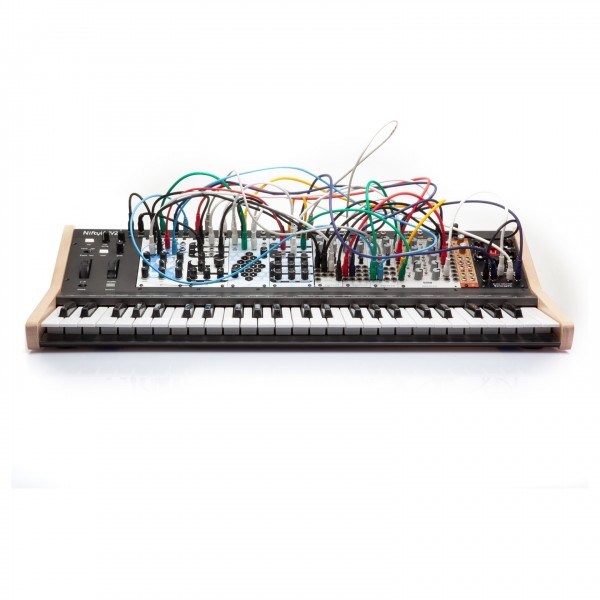 NiftyKEYZ Keyboard and Eurorack Case - Front