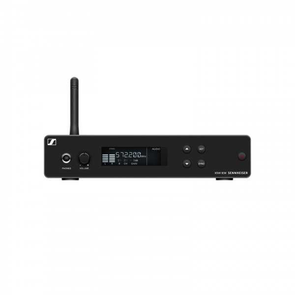 Sennheiser XSW IEM SR Wireless In-Ear Transmitter, E Band - Front, with Antenna