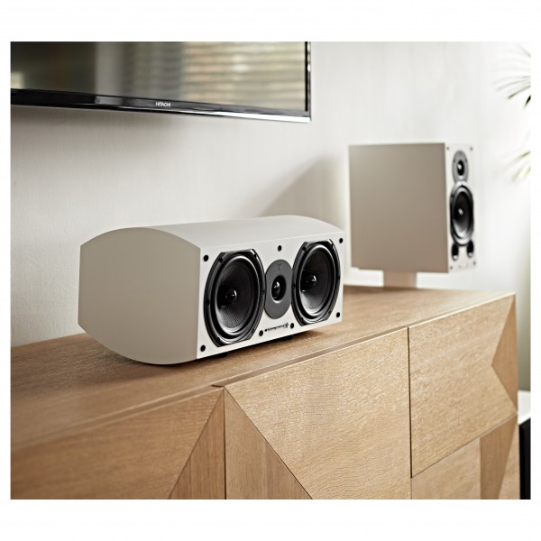 Wharfedale Diamond 9.CS Centre Speaker, White Lifestyle View