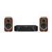 Marantz PM6007 Integrated Amp & Q 3010i, Walnut Hi-Fi Package