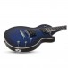 Schecter Solo-II Supreme Left-Handed, See-Thru Blue Burst body