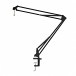 Heavy Duty Studio Arm Mic Stand by Gear4music - Angled