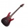 Schecter Omen Extreme-6, Black Red Fade