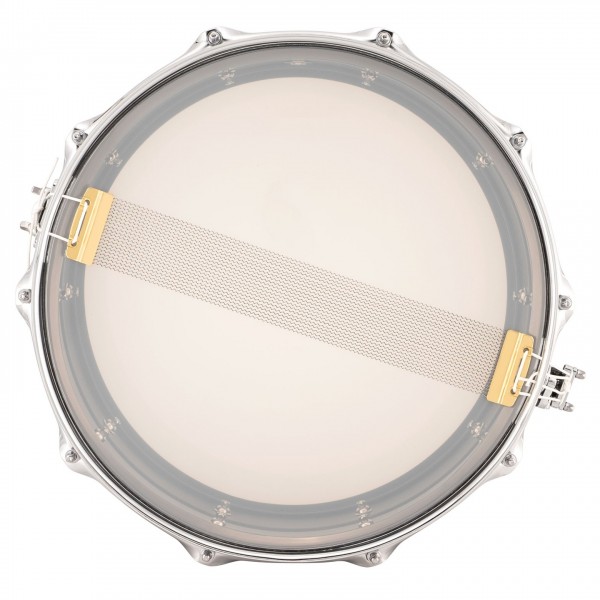Ludwig Universal 14'' x 5.5'' Black Brass Snare Drum, Chrome Hardware - Head