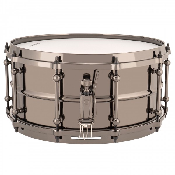 Ludwig Universal 14'' x 6.5'' Black Brass Snare Drum - Strainer