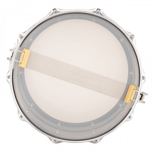 Ludwig Universal 14'' x 6.5'' Black Brass Snare Drum, Chrome Hardware - Head