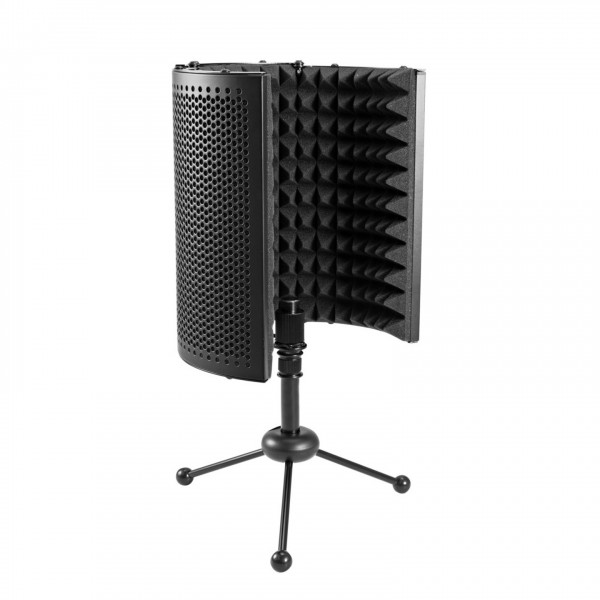 Omnitronic AS-04 Foldable Microphone Absorber System with Stand - Open, Right