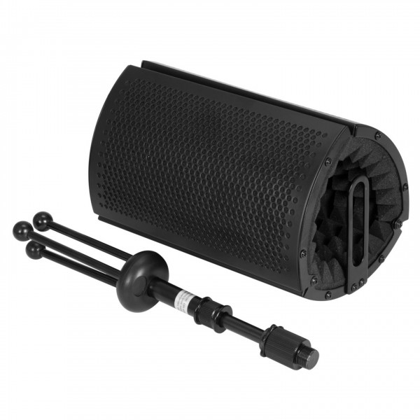 Omnitronic AS-04 Foldable Microphone Absorber System with Stand - Folded