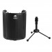Omnitronic AS-04 Foldable Microphone Absorber System with Stand - Absorber and Stand Separate