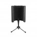 Omnitronic AS-04 Foldable Microphone Absorber System with Stand - Open, Front