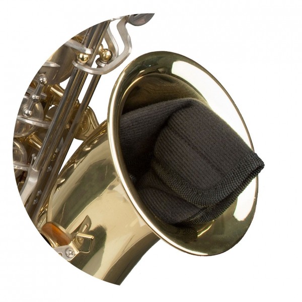 Protec A303 Alto/Tenor Saxophone Neck and Mouthpiece Pouch - Bell detail