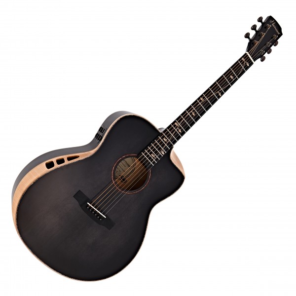 Hartwood Sonata-FX Jumbo Electro-Acoustic Guitar, Black