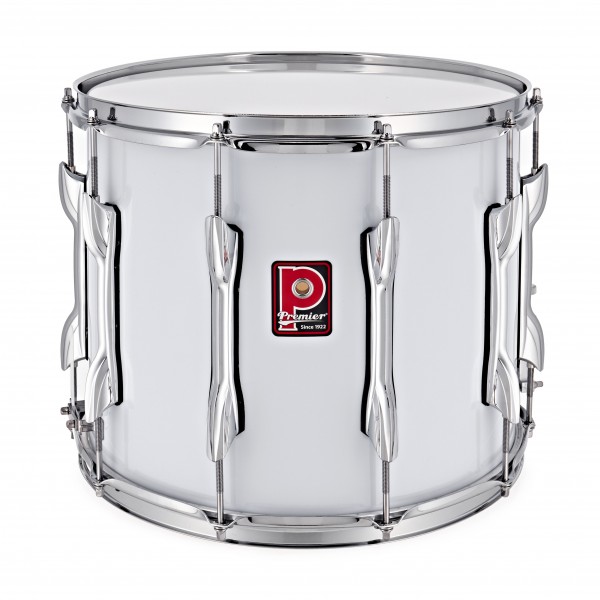 Premier Marching Parade 14” x 12” Snare Drum, White