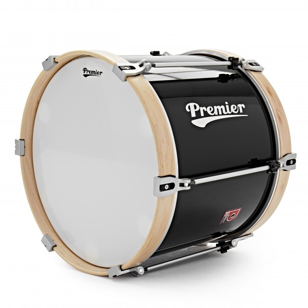 Premier Marching Professional 18" x 14" Tenor Drum, Ebony Black
