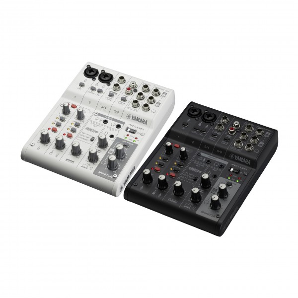 Yamaha AG06 MK2 6 Channel Mixer with USB Interface, Black at Gear4music