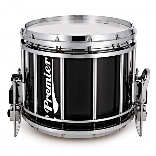 Premier Marching Revolution 14" x 12" Snare Drum, Ebony Black