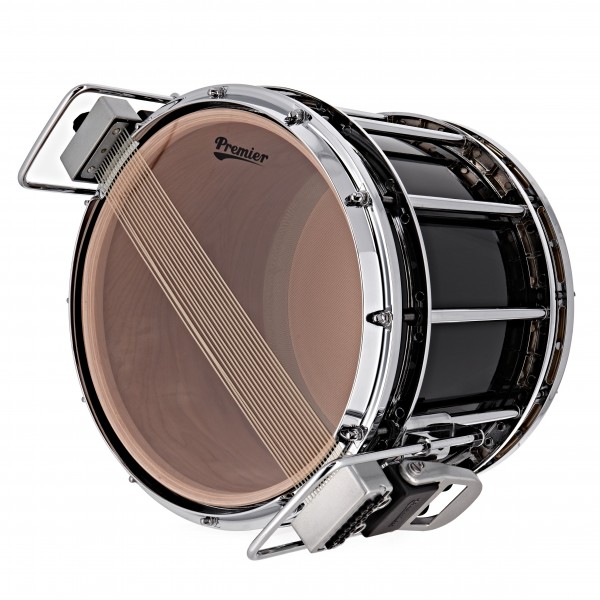 Premier Marching Revolution 14" x 12" Snare Drum, Ebony Black