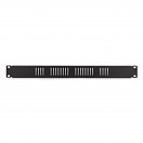 19" Rack Vented Faceplate, 1U by Gear4music
