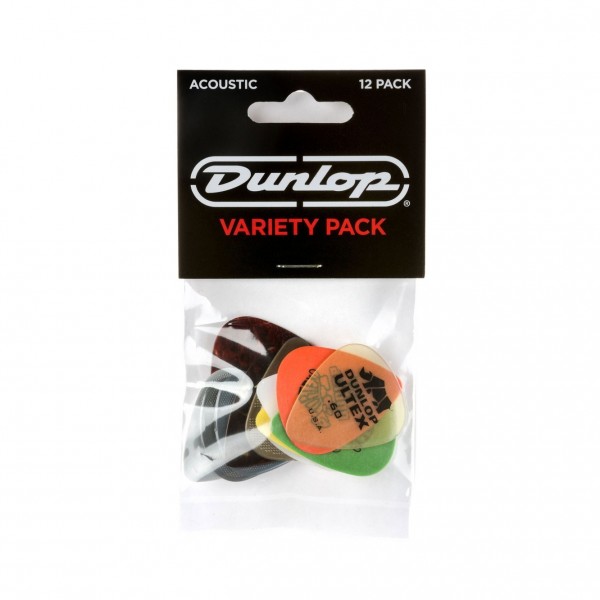 Dunlop Picks Variety Acoustic, Pack 12