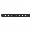 19" Rack 8 x 6.35mm Jack Faceplate, 1U by Gear4music