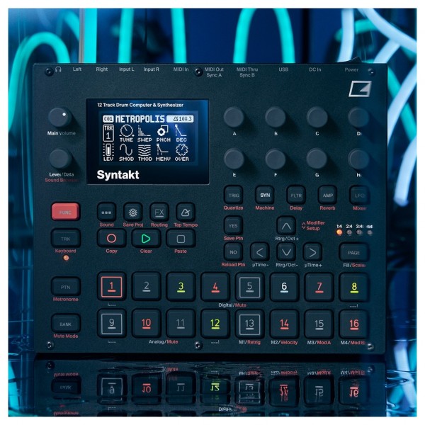 Elektron Syntakt Drum Machine and Synthesizer at Gear4music