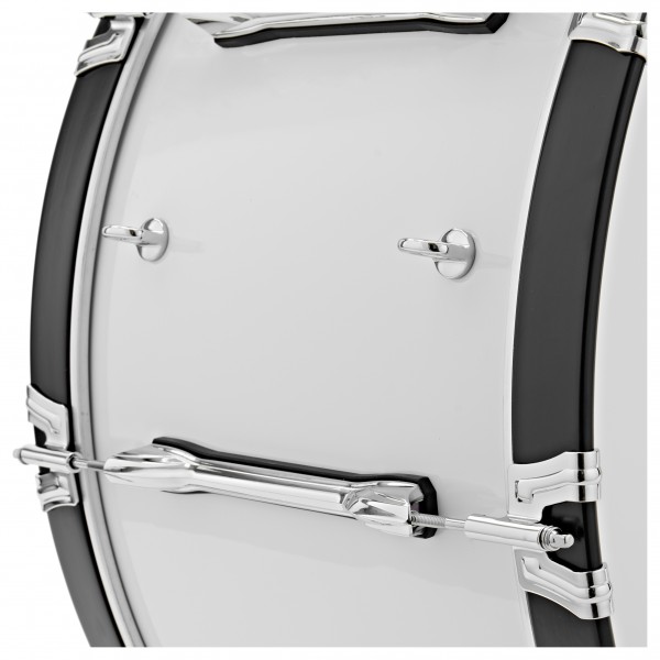 Premier Marching Parade 26” x 14” Bass Drum, White