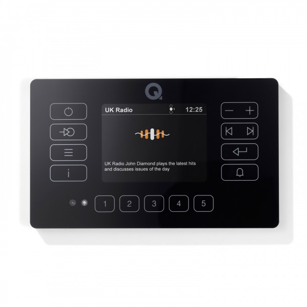 Q Acoustics E120 Bluetooth and DAB/FM Radio Music System, Black