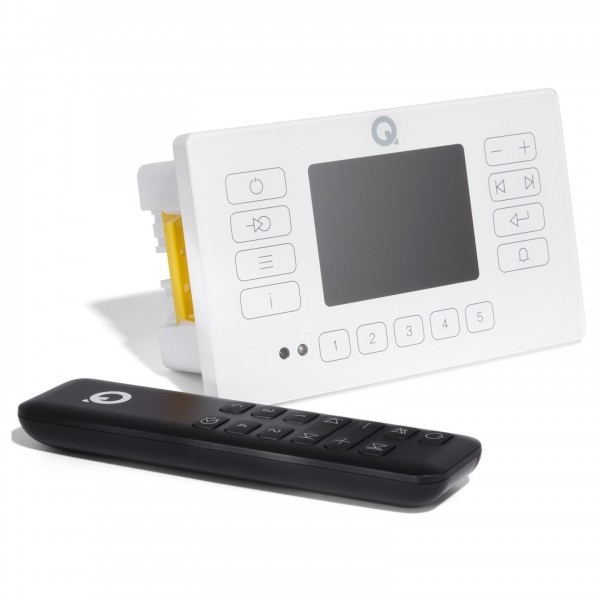 Q Acoustics E120 Bluetooth and DAB/FM Radio Music System, White w/ Remote