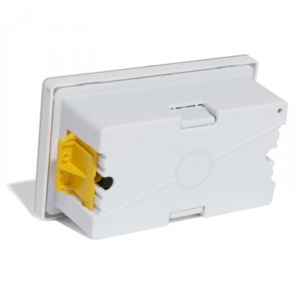 Q Acoustics E120 Bluetooth and DAB/FM Radio Music System, White Rear Angle