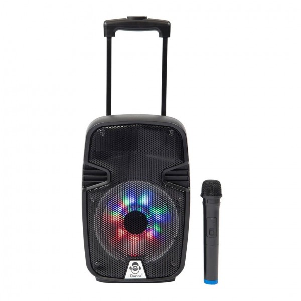 iDance Groove Bluetooth Party Box System with 1 Microphone, 100W - speaker w/ mic