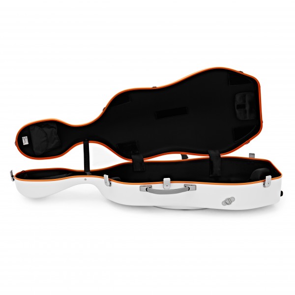 BAM SUP1005XL Supreme Ice Hightech Cello Case, White and Orange