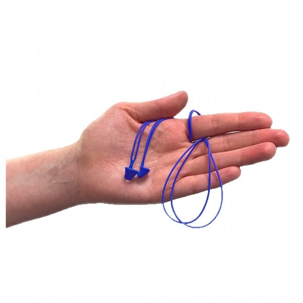 Flare Audio Calmer Kids Secure, Blue Silicone - In Hand