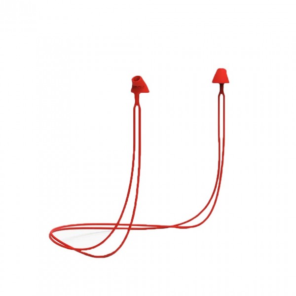Flare Audio Calmer Kids Secure, Red Silicone - Upright 2