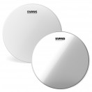 Evans G1 Coated Snare Drum Head & Snare Side Hazy 300 Pack, 14''
