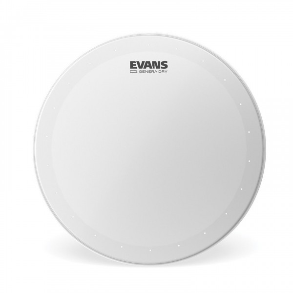 Evans Genera Dry Coated Snare Drum Head, & Hazy 300 Pack, 14''