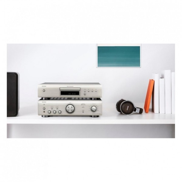 Denon PMA-600NE Amp & DCD-600NE CD Player, Silver Hi-Fi Package