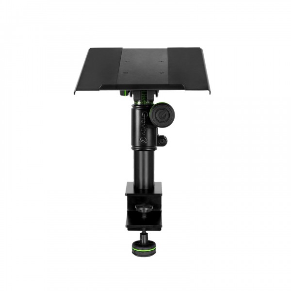 Gravity SP3102TM Flexible Studio Monitor Stand with Table Clamp - front